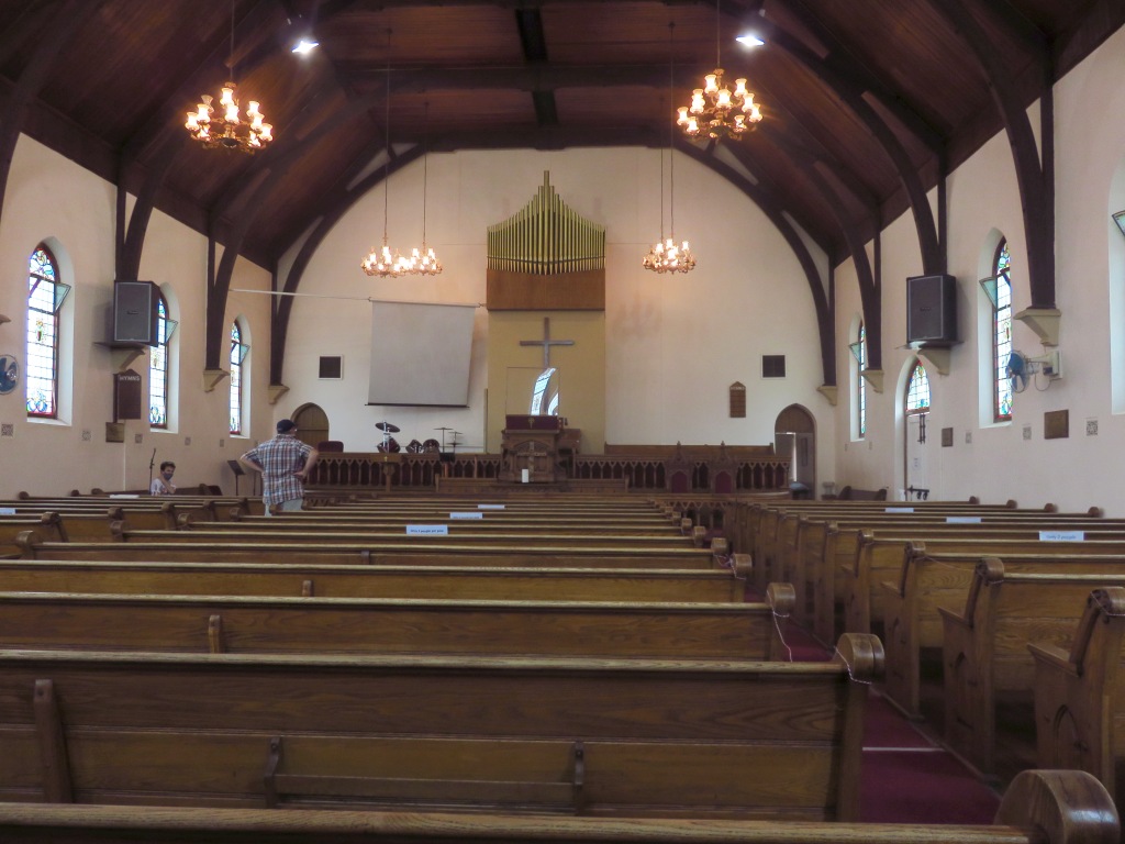 Potchefstroom Methodist church inside